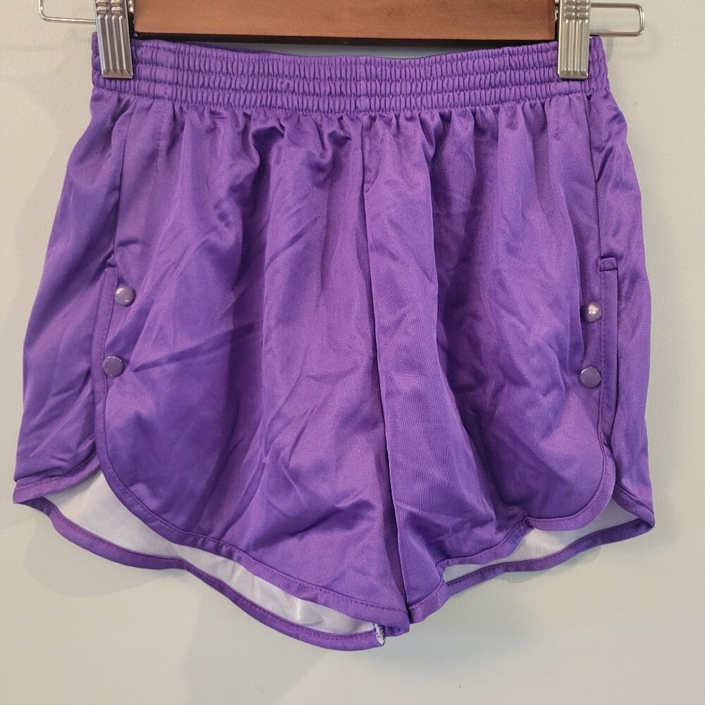Vintage Purple Running Shorts